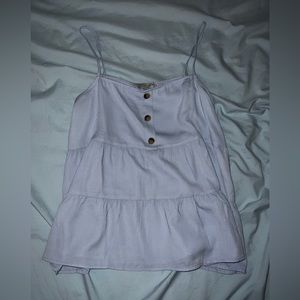 Paper Crane Light Blue Strapless blouse